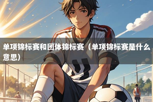 单项锦标赛和团体锦标赛（单项锦标赛是什么意思）