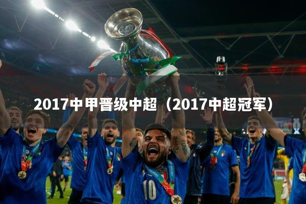 2017中甲晋级中超(2017中超冠军)